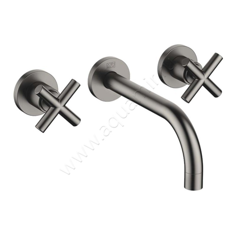 Смеситель для раковины Dornbracht TARA черная платина браш 36712892-99