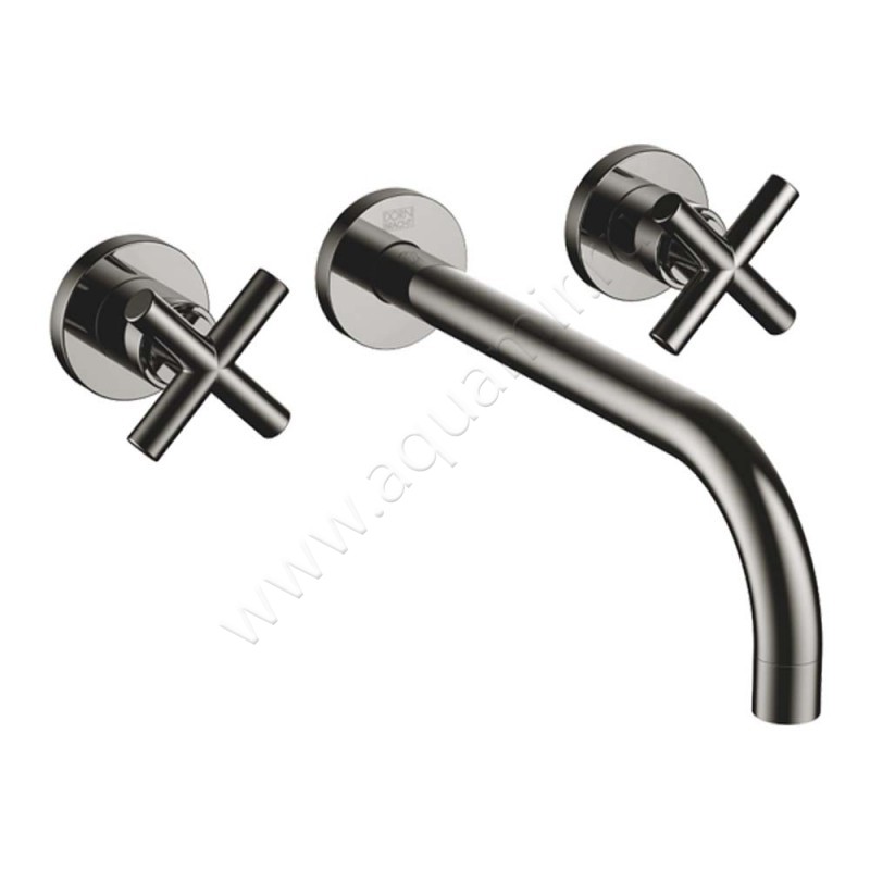 Смеситель для раковины Dornbracht TARA черный хром 36717892-19