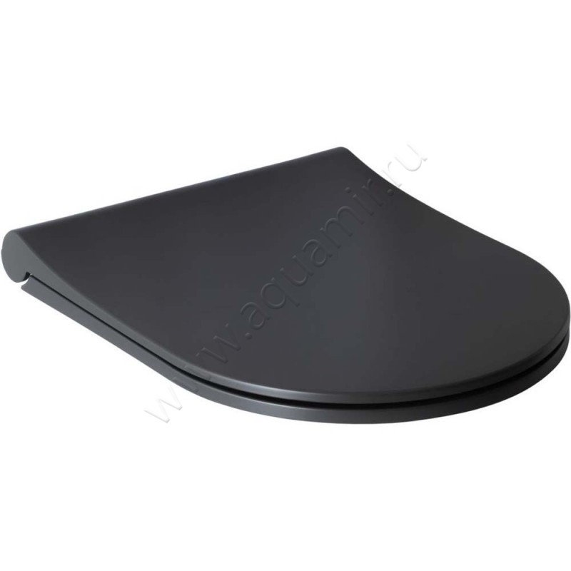 Крышка-сиденье Allen Brau Priority 44 x 36 см, серый матовый, микролифт 4.31004.AN