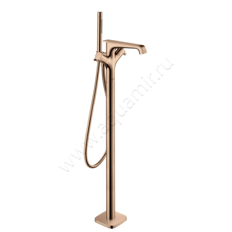 Напольный смеситель для ванны с термостатом Hansgrohe Axor Citterio E Polished Red Gold 36416300