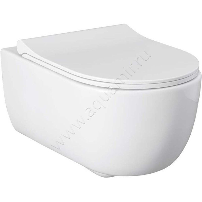 Унитаз подвесной Allen Brau PRIORITY с крышкой микролифт, 54,5 см, безободковый, белый 00301296 + 4.31004.20