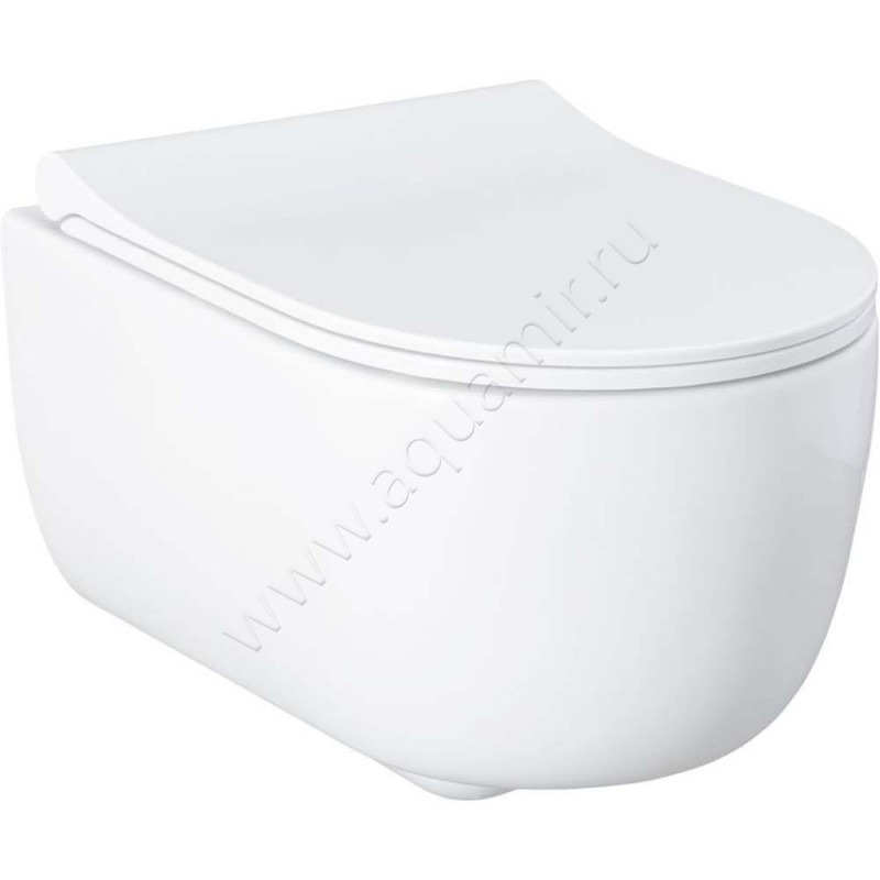 Унитаз подвесной Allen Brau PRIORITY с крышкой микролифт, 49 см, безободковый, белый 4.31002.20 + 4.31004.20