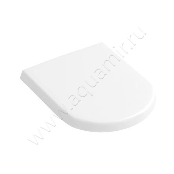 Крышка-сиденье Villeroy & Boch Subway 46,5 x 37,5 см, белый глянец/alpine 9M556101