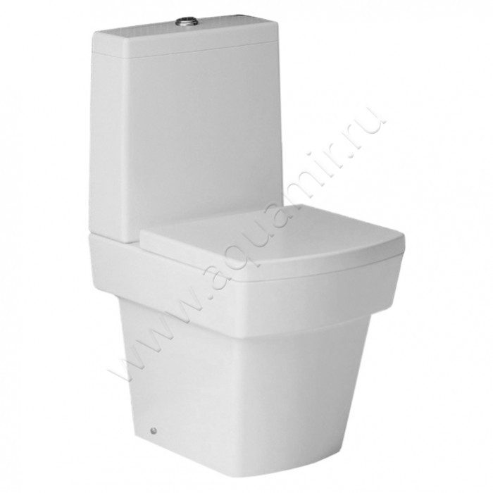 Унитаз-компакт BelBagno MATTINO с крышкой микролифт, 63 см, белый BB1060CPR + BB1060T + BB2007SC