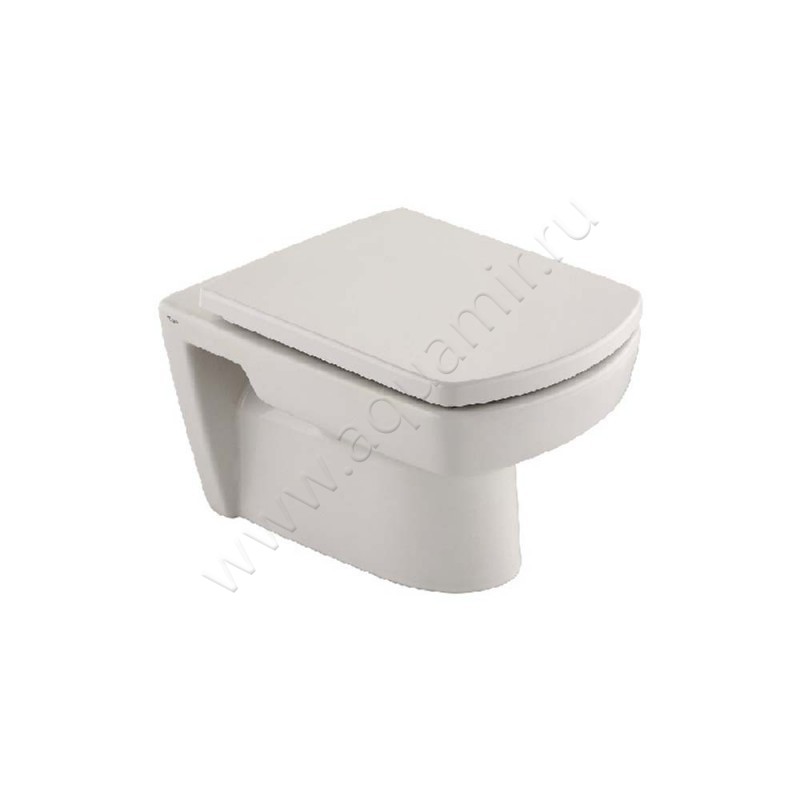 Унитаз подвесной Kale BASICS с крышкой микролифт, 52 см, белый 00040967