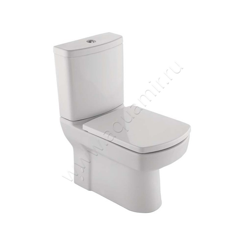 Унитаз-компакт Kale BASICS с крышкой микролифт, 61 см, белый 00042645