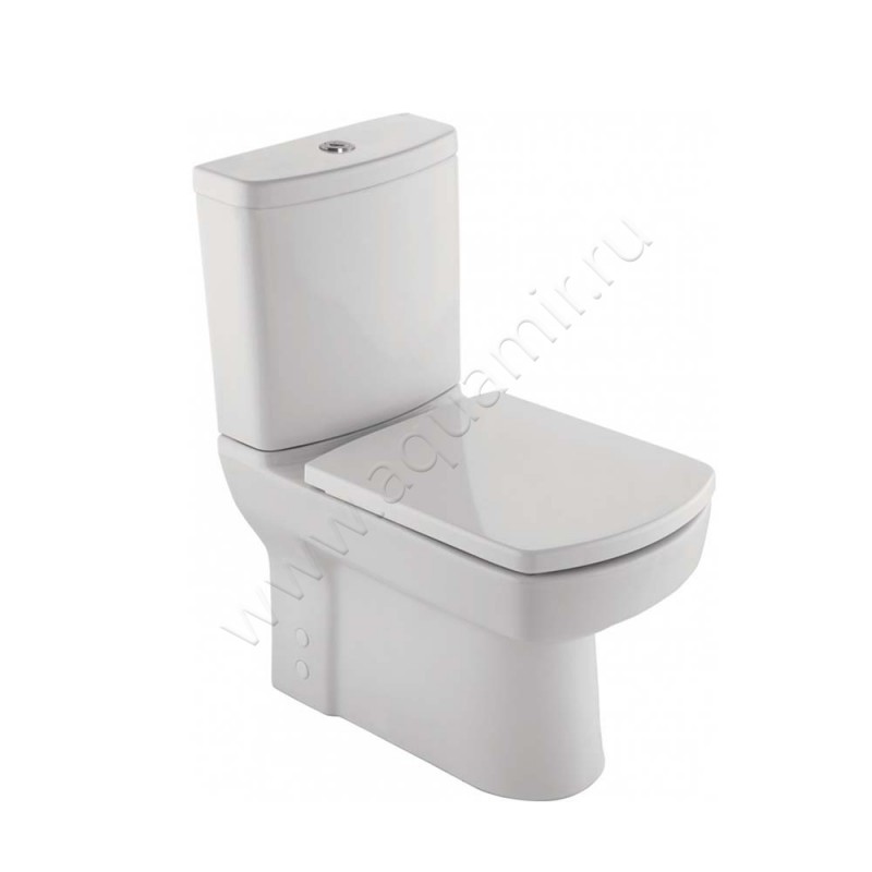 Унитаз-компакт Kale BASICS с крышкой микролифт, 61 см, белый 00042646