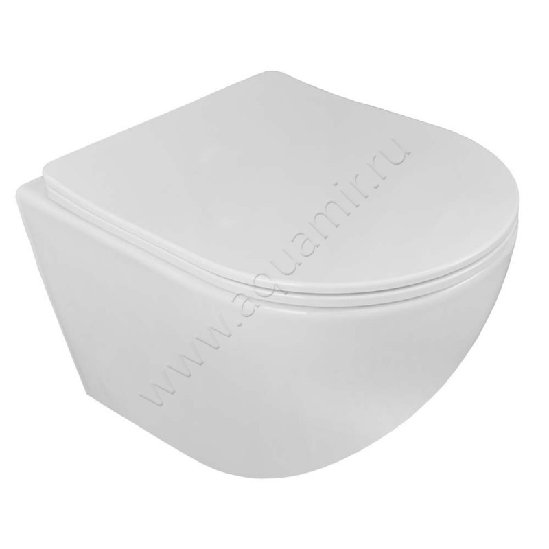 Унитаз подвесной с крышкой Loranto ESTER микролифт 00087265