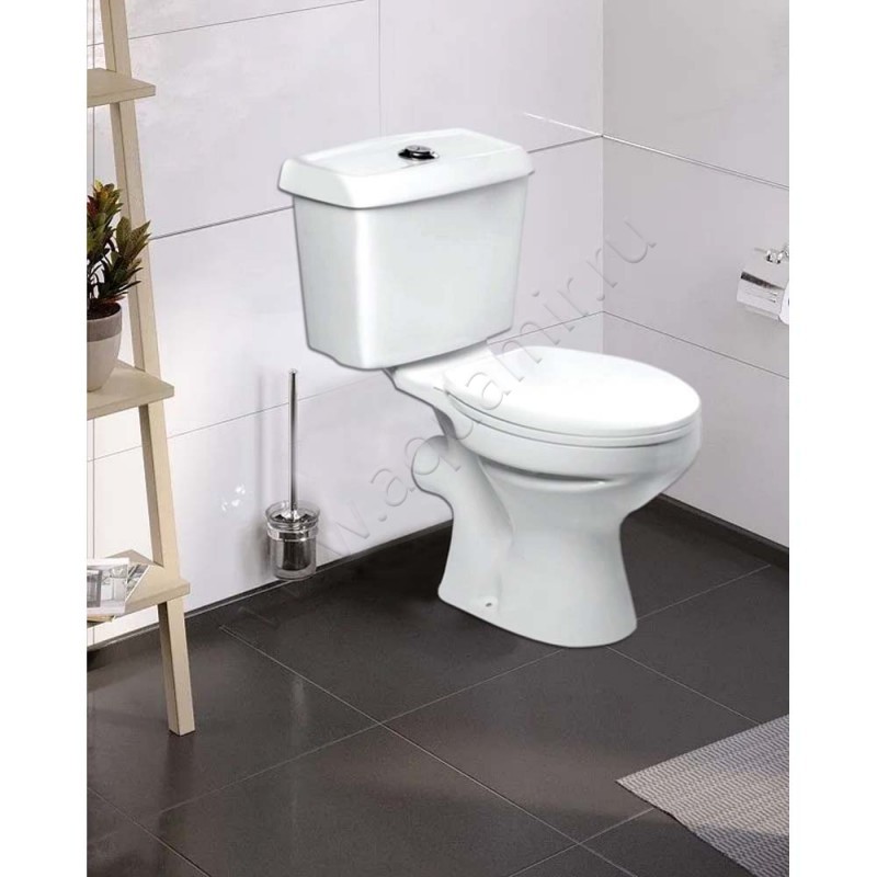 Унитаз-компакт в сборе с крышкой Loranto MARZO микролифт CS-B1688 PP