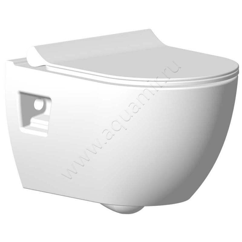 Унитаз подвесной с крышкой Seramiksan OCEAN PLUS микролифт 00078708