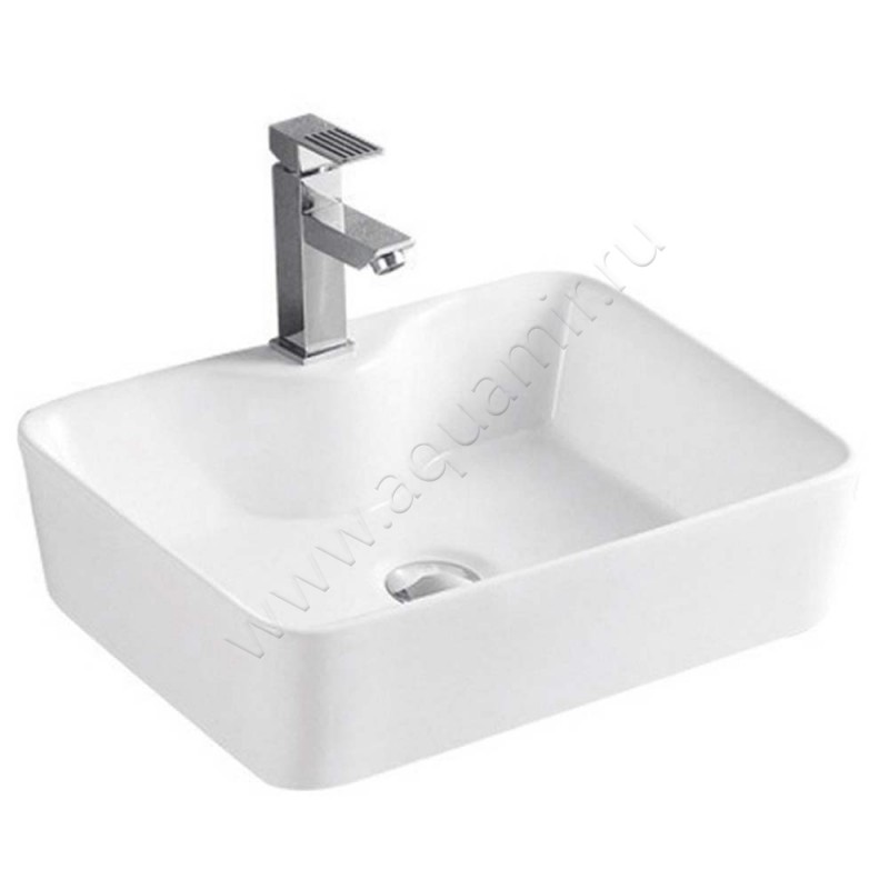 Раковина-чаша накладная с отверстием под смеситель Azario 50 см AZ-2010