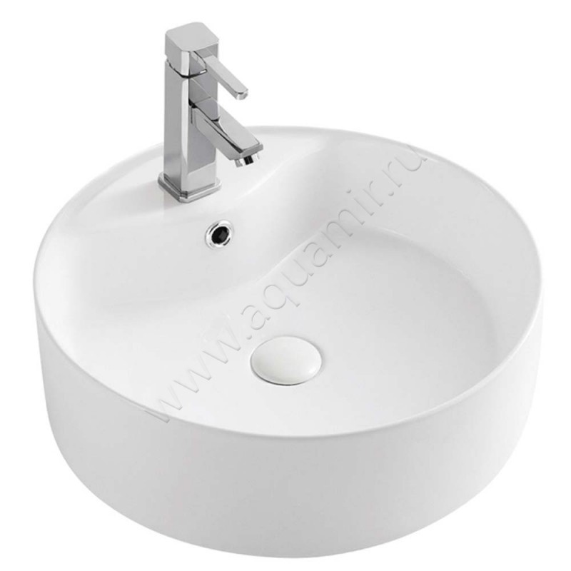 Раковина-чаша накладная с отверстием под смеситель Azario 45 см AZ-3018