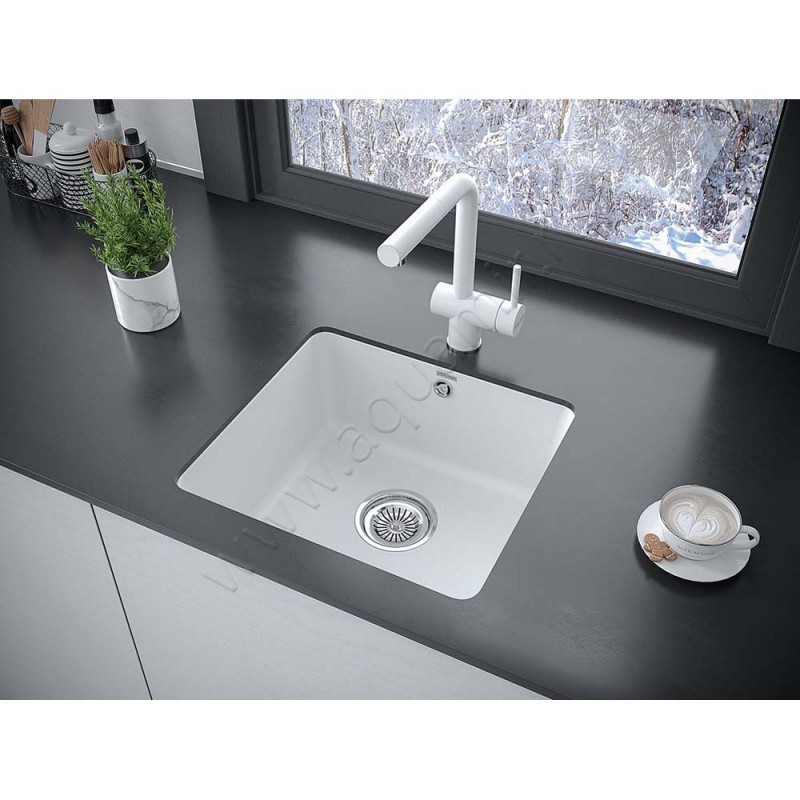 Кухонная мойка Paulmark Unter 45,5 см PM204543-WH