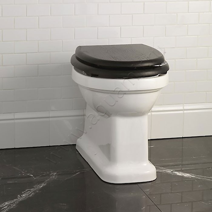 Унитаз приставной Devon & Devon BLUES с крышкой, 51,8 см, белый IBWCBLUESBTW + 3IBSEWENROCR