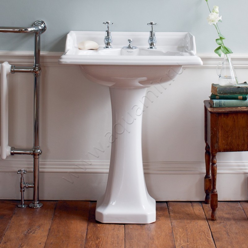 Раковина с пьедесталом Burlington Classic 65 см B14 + P6