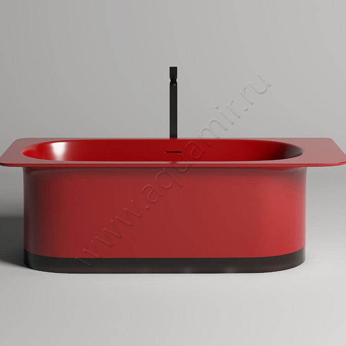 Ванна отдельностоящая Salini NINFEA S-Stone Матовая 180х82 см 102721MRFRAL3002