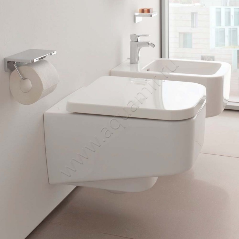 Унитаз подвесной Laufen PRO S с крышкой, 53 см, белый 8209610000001 + 8919610000001