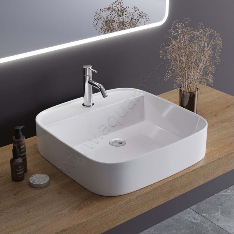 Раковина-чаша накладная с отверстием под смеситель Cezares CZR-LFT-50-LVB