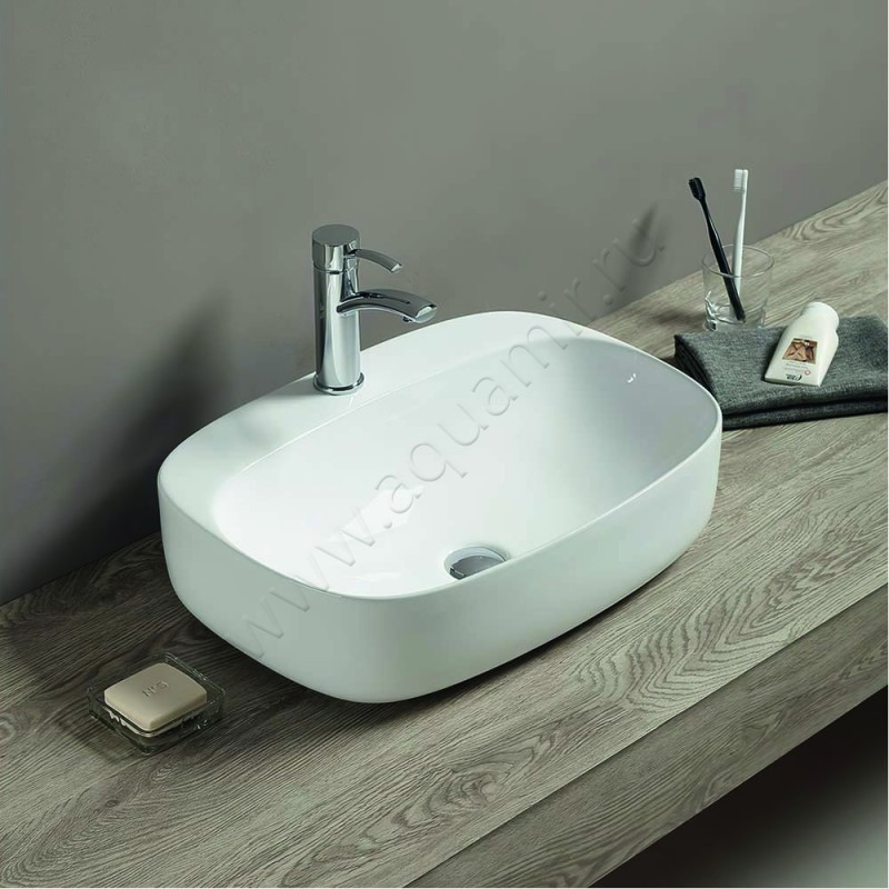 Раковина-чаша накладная с отверстием под смеситель Art&Max AM-78374