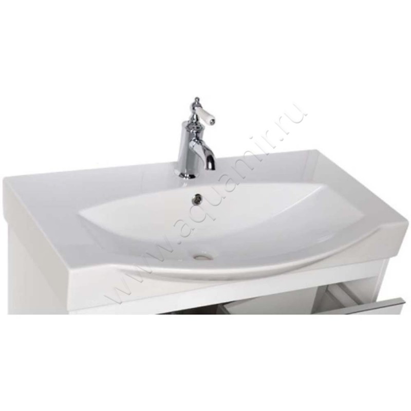 Раковина мебельная накладная Aquanet 85 см 00182329