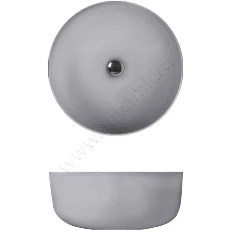 Раковина-чаша накладная Kerasan Nolita 40 см, серый 534459