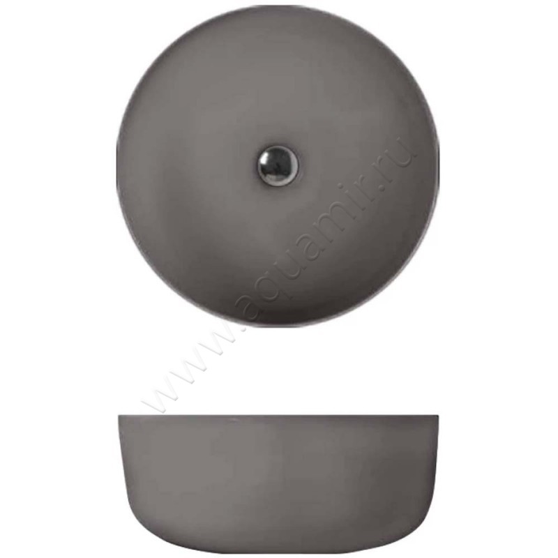 Раковина-чаша накладная Kerasan Nolita 40 см, серый 534489