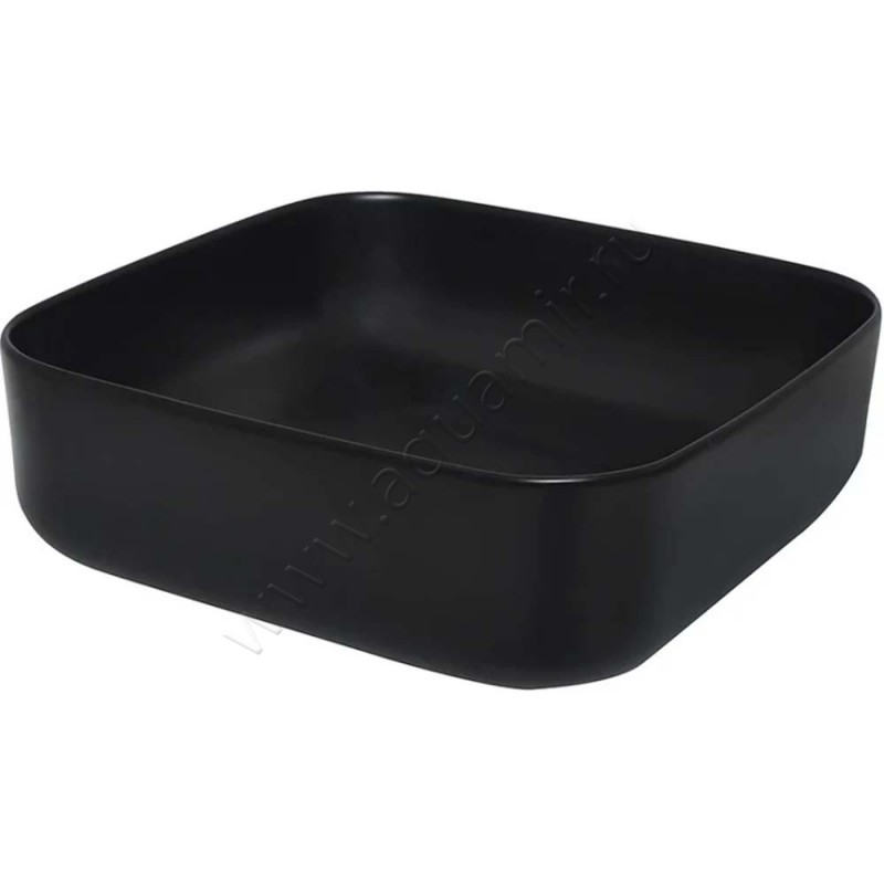 Раковина-чаша накладная AQUAme 39 см, черный AQM5011MB
