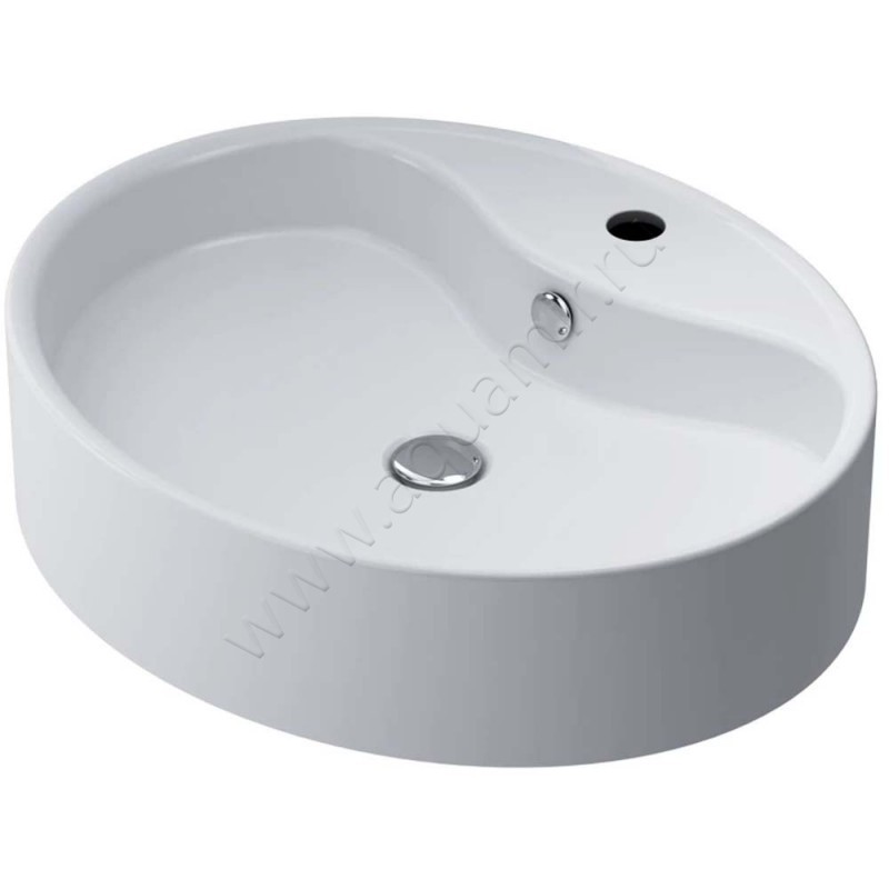 Раковина-чаша накладная с отверстием под смеситель AM.PM Func 56 см M8FWCC20561WG