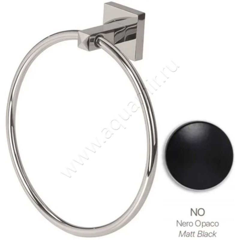 Полотенцедержатель Stilhaus Urania 22,5 см., черный U0723