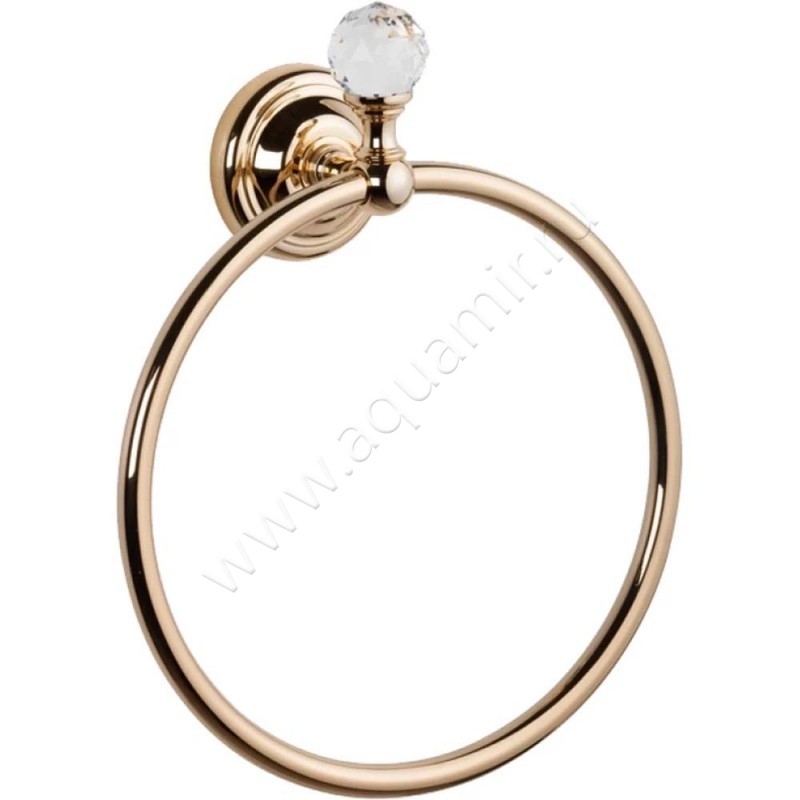 Полотенцедержатель Tiffany World Crystal 19,5 см., золото TWCR015OROSW