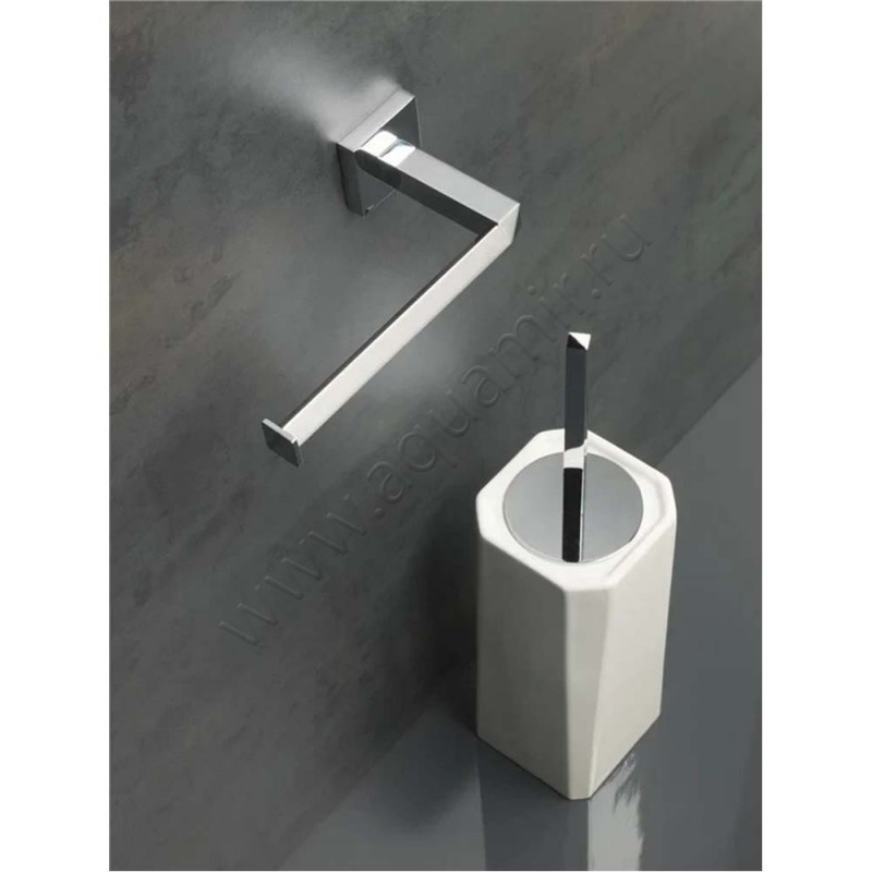 Ершик Stilhaus Diva Хром/Белый DV12A08BI