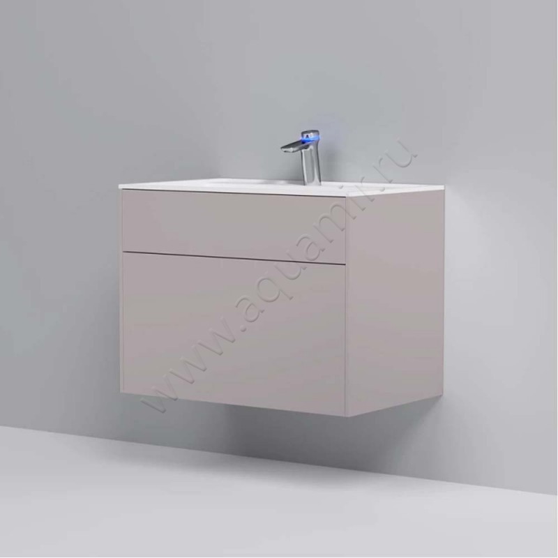 Тумба под раковину AM.PM Inspire V2.0 80,8 см, серый матовый M50AFHX0803EGM