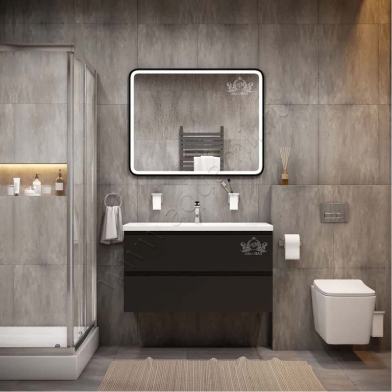 Зеркало с подсветкой Art&Max Genova AMGEN1000800DSF