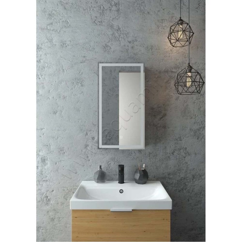 Зеркало-шкаф Art&Max Techno AM-Tec-350-650-1D-R-DS-F