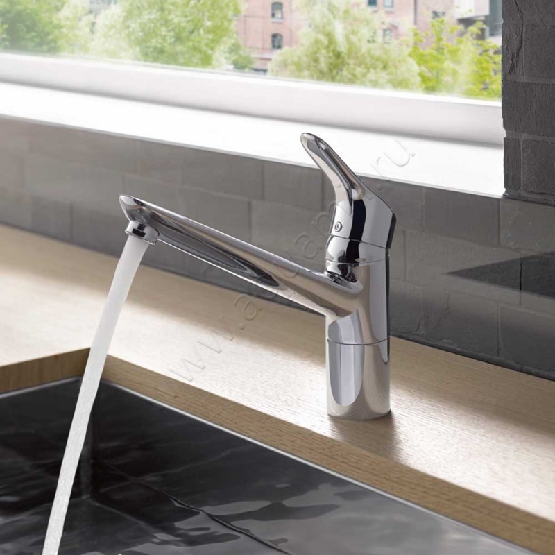 Однорычажный смеситель для кухни Kludi OBJEKTA хром 325740575