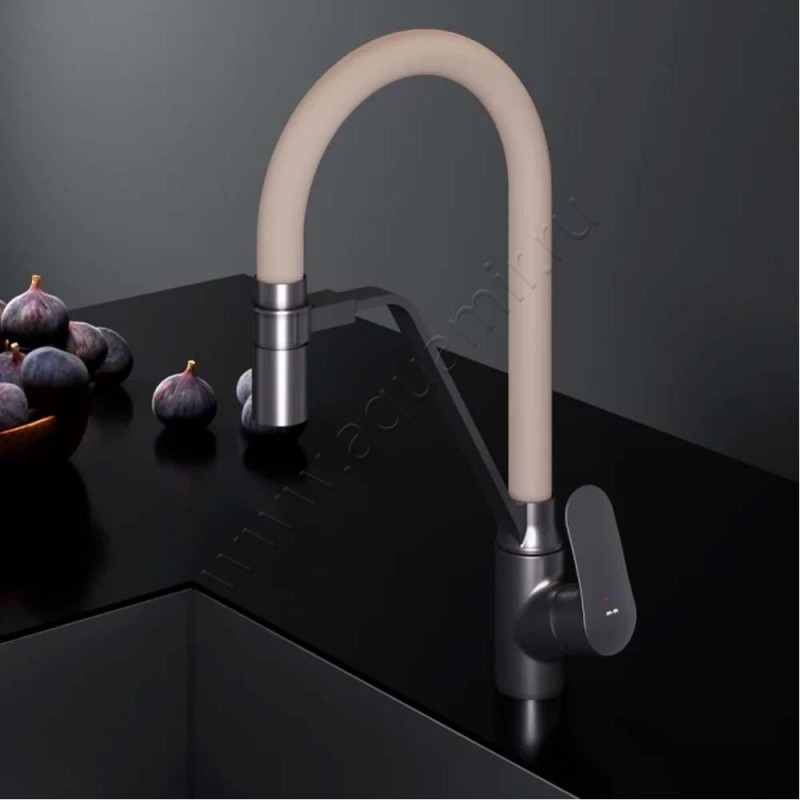 Смеситель для кухни AM.PM Like бежевый/черный матовый F8007826