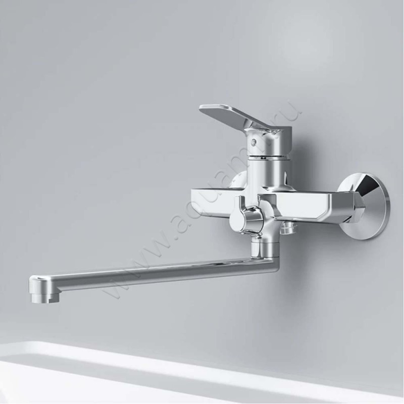 Смеситель для ванны AM.PM X-Joy с длинным изливом, хром F85A90000