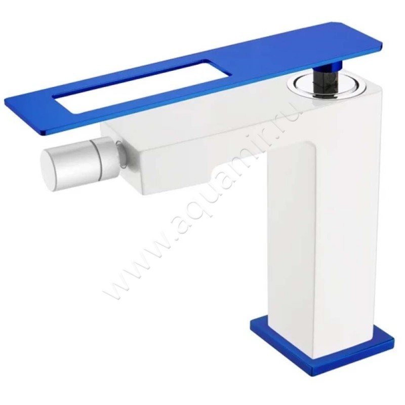 Смеситель для биде Boheme Q синий/белый 146WUW