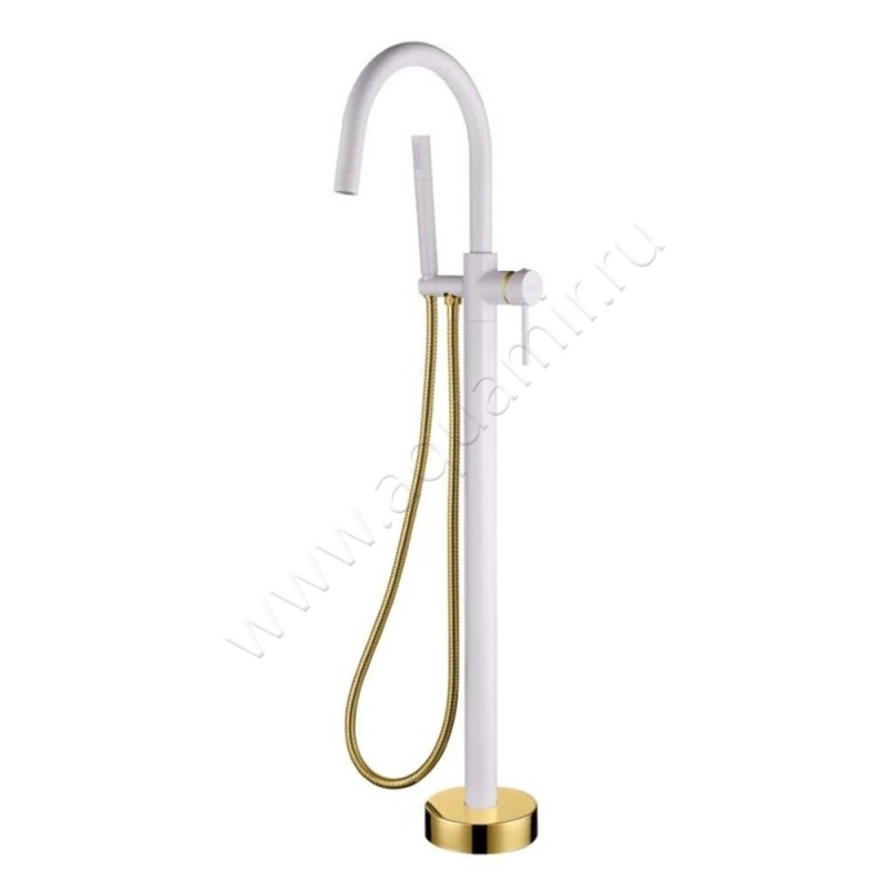 Смеситель Boheme Uno белый/золото белая 469WG