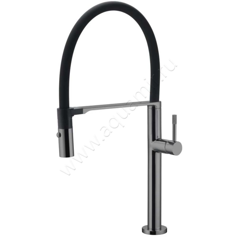 Смеситель для кухни Boheme Uno графитовый 114SGM