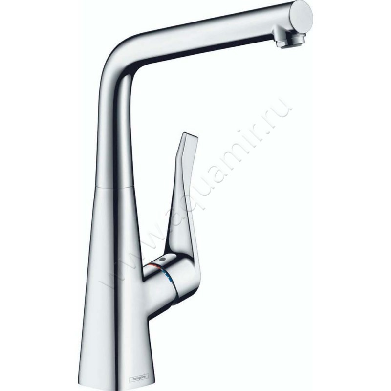 Однорычажный смеситель для кухни Hansgrohe Metris M71 хром 14822000