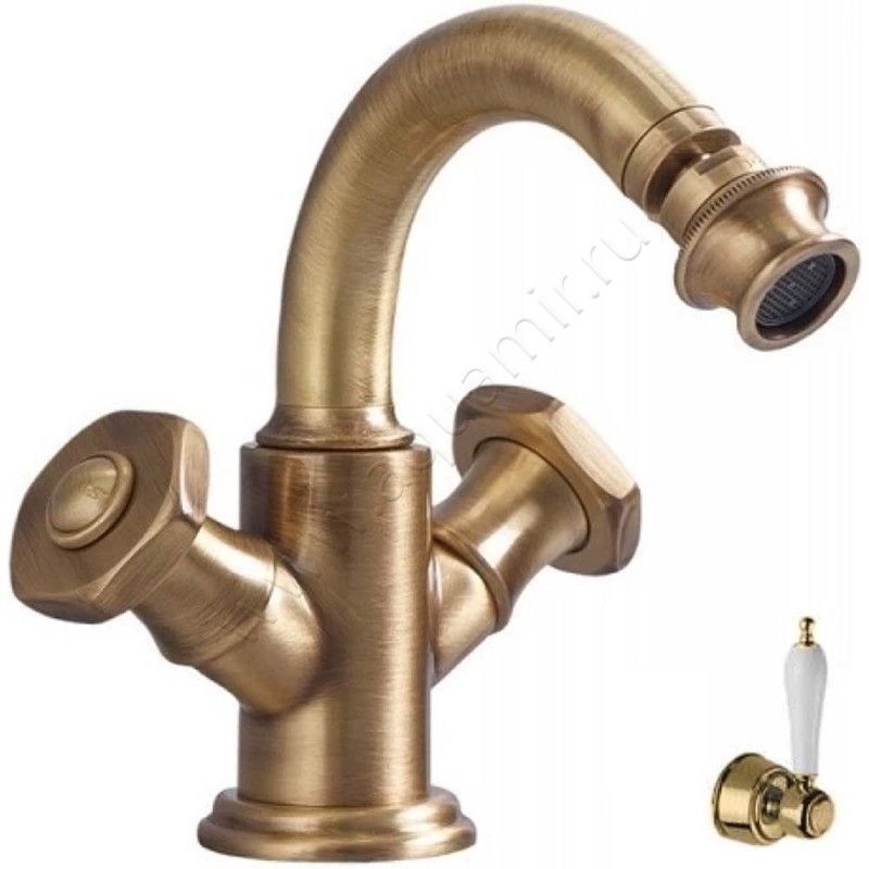 Смеситель для биде Cezares Aphrodite бронза матовая APHRODITEBS202BI