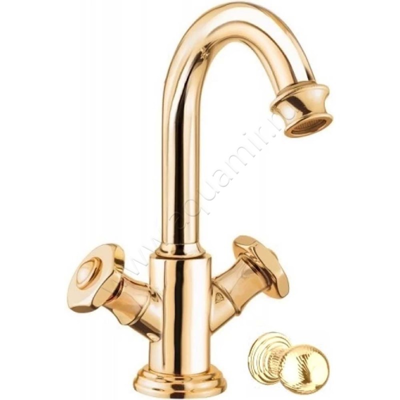 Смеситель для раковины Cezares Aphrodite золото APHRODITELS20324M