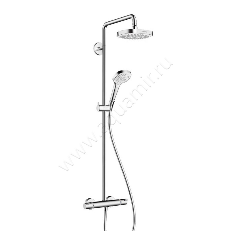 Душевая стойка с термостатом Hansgrohe Croma Select E 27256400