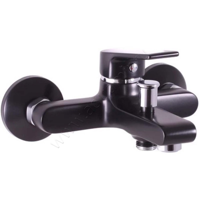 Смеситель для ванны Rav Slezak Colorado хром/черный матовый CO1545CMATC