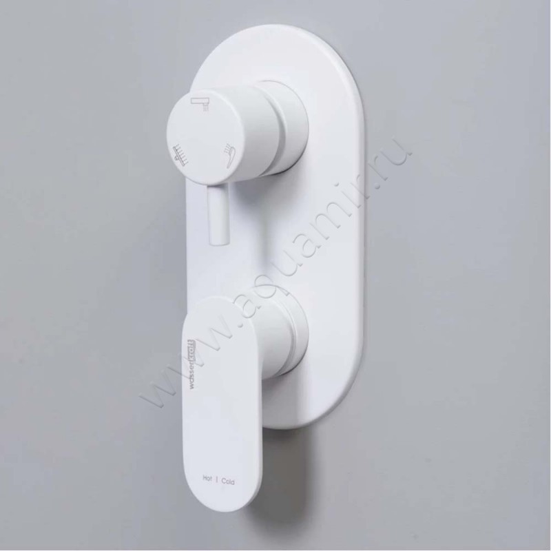 Смеситель Wasserkraft Mindel белый 8571