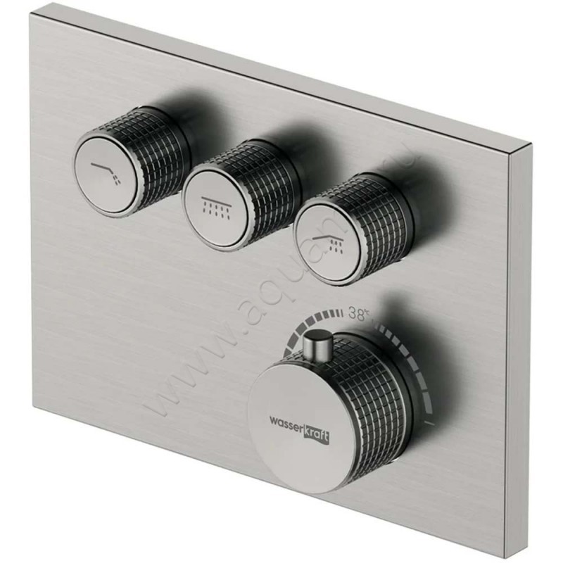 Смеситель Wasserkraft Wern никель 4258THERMO