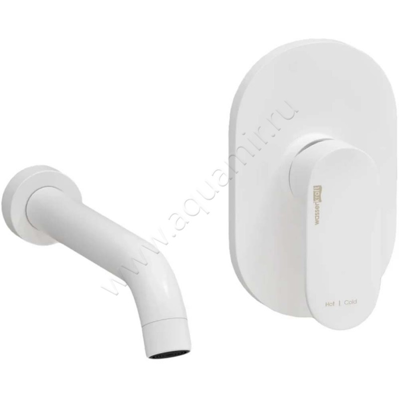 Смеситель Wasserkraft Mindel белый матовый A85593