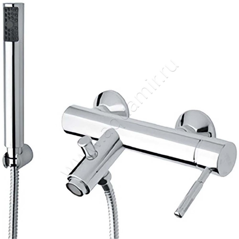 Смеситель для ванны Webert Rimini с душем, хром RI850101015