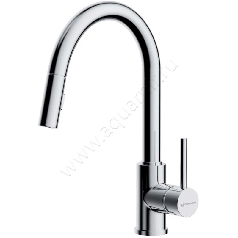 Смеситель для кухни Omoikiri Shinagawa-SB хром 4994458